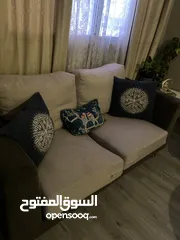  2 Beige color sofa