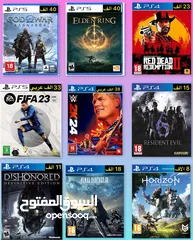  1 اقراص PS5 و PS4 جويستكات PS4 اصلي و تجاري