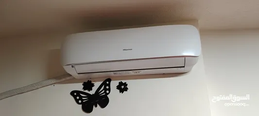  2 مكيف هايسنس 1 طن للبيع