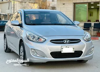  2 هنداي اكسنت 2016 بحالة ممتازة 1600-4غيارات