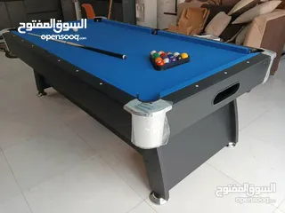  1 بلياردو جديد بالكرتونه فل إضافات 8 قدم