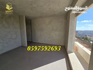  11 شقة فاخرة للبيع او التبديل 193م + بلكونة كبيرة رام الله المصايف قرب المالية بالعالي