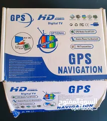 1 جهاز GPS ملاحة احترافي بشاشة لمس عالية الدقة (800×480) مزود بتلفزيون رقمي