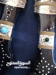  18 خناجر فريده مشغوله يدويا عاج مطعم فضة وفولاذ الله يبارك