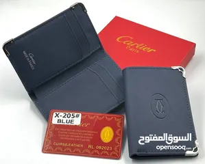  12 بوك كارتير  cartier wallet رجالي مع البوكس