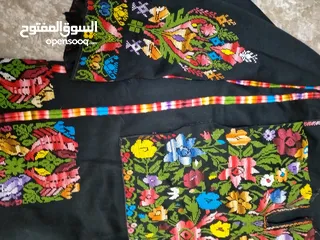  8 ثوب تقليدي فخم تراثي الوان جميلة تطريز فخم قماش توب جاهز للبس