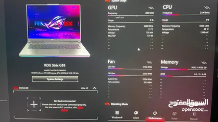  2 Asus ROG Strix G18 Gaming Laptop