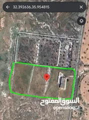  3 أرض استثمارية للبيع بالقرب من جامعة اربد الأهلية - جرش ( بليلا / كبر ) مطلّة على الشارع الرئيسي