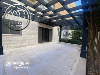  18 شقة ارضية فارغة للايجار خلدا  مساحة 230م مع ترس و حديقة 300م تشطيبات و ديكورات سوبر ديلوكس