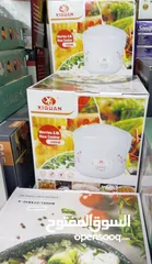  8 طنجرة طبخ الارز و المفتول الكهربائيه   حبه بحبه و الخضار و اللحوم لمذاق ممبز دون التصاق و  اقتصاديه