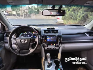  8 تويوتا كامري 2013 XLE فحص كامل كرت ابيض 7 جيد ولا ملاحظه  كلين تايتل جديده بمعنى الكلمه