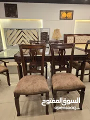  2 طاولة سفره 6كراسي