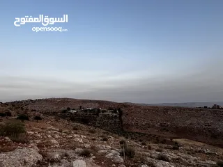  17 تملك الان فرصة العمر قطعة ارض من اراضي غرب عمان مطلة على فلسطين و الاغوار و البحر الميت و سد الكفرين