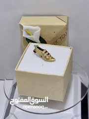  8 خواتم فضة 925 مع احجار كريمه مميزة