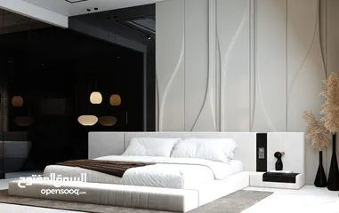  11 شقة فاخرة طابق ارضي مساحة 215 م + ترس 160 م  / دير غبار