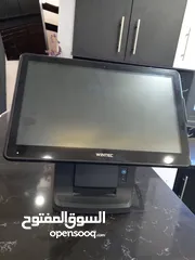  2 جهاز ( نقطة بيع )برنامج العربي  جهاز نظيف ومرتب  وطابعة منو وفيه