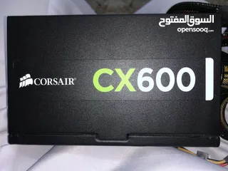  3 Power supply600w شركة Corsair مستخدم