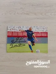  1 توقيع آخر مبارة ل اسماعيل مطر  Ismail Matar last match signature