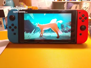  2 نينتندو سويتش مستعمل -بحالة جيدة جدا مع العلبة الاصلية ولعبة والخ