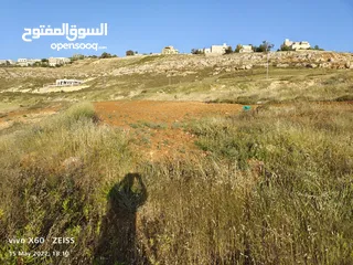  4 للبيع قطعة أرض 1 دونم في ناعور شارع 60 م العمريه