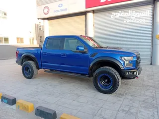  2 فورد رابتر أصلي للبيع للجادين فقط بسعر مناسب  F150  2018 أزرق جنط بي دلك فل بنوراما