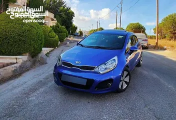  1 KIA RIO 2012 كيا ريو 2012 هاتش باك فل كامل مع فتحه أعلى مواصفات