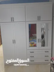  1 خزائن ملابس خشب لامنيت 18م الون متعددة تفصيل حسب الطلب