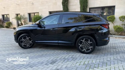  18 هونداي توسان NLine ترخيص 2022 محرك 1600 هايبرد plug in/يقطع على الشحنه 65 كيلو متر 271 حصان