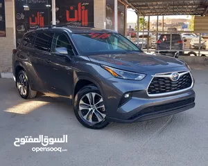  1 تويوتا هايلاندر موديل 2022 فل مع فتحة  اقساط على الهوية فقط