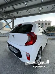  8 كيا بيكانتو وارد شركة كيا الأردن فحص كامل كرت ابيض  محرك 1250 ممشى قليل جدا
