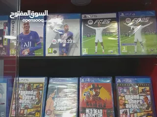  4 ألعاب بلايستيشن فور و فايف جديد و مستعمل