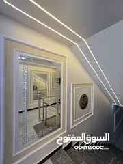  5 شقق ط2 او3 للبيع في الجبيهة ابو العوف عمارة على شارعين تشطيبات فخمة مساحة 177م