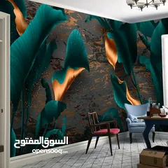  9 ورق حائط ثلاثي الأبعاد نسيج الماني بأشكال عصريه مميزة مع وجود تصاميم تناسب جميع المواقع  متوفر شحن