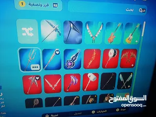  22 حساب فورت نايت ps4 للبيع بسعر 25 دينار قابل للتفاوض