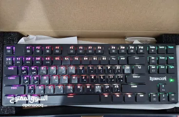  5 REDRAGON wireless gaming keyboard كيبورد لاسلكي RGB