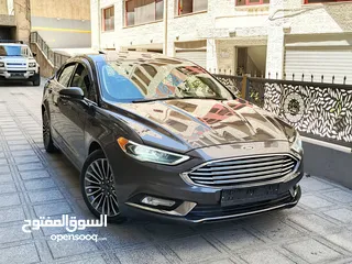  2 فورد فيوجن 2017 تيتانيوم 7جيد بحالة الوكالة