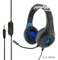  6 سماعة KOMC S90 GAMING HEADSET هيد سيت  راسية جيمنج من كومك 