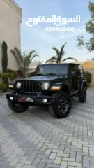  1 جيب رابيكون ترخيص 2022 محرك 2000 هايبرد plugin/يقطع على الشحنه 30 كيلو 375 حصان