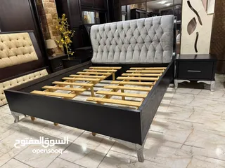  4 غرفة نوم ماستر   فاخره و فخمه جداً خشب لاتيه 18 ملبسه بلوط استعمال بسيط بحال الوكاله