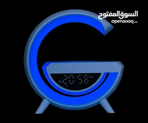  4 سبيكر وشاحن لاسلكي وساعة 4 في 1