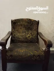  3 طقم مورس وطربيزة خشب