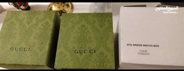  3 ساعه GUCCI 25H ALTRA SLIM جديده لون ازرق تيفاني الموديل الحديث