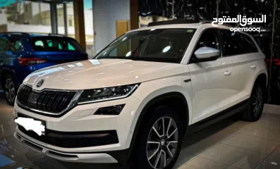  1 سكودا كودياك ترخيص 2019 مختم بالكامل فل الفل مع فتحة سقف بانوراما