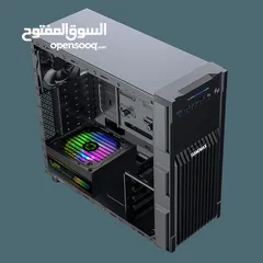  7 كيس جيمنغ  من جيماكس مضيئ رجب تصميم للحرارة GAMEMAX  GM-ONE RGB BK Case Gaming