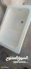  1 بانيو فيبر بحاله جيده جدا