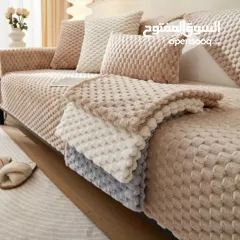  4 طقم الفرو الكرات الفاخر وصل  أفخم طقم يعطي للكنب شكل دافي ولطيف ومليان فخامة! جودة عالية جداً