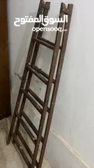  1 سلم للبيع حديد بحالة جيده