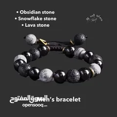  4 Men’s Bracelets - original stones.