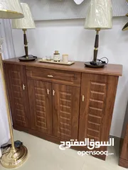  1 خزانة احذية خشب فل ام دي اف بضاعة روعععة