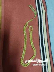  3 مسبحه  باي زهر شاه  مقصود  لون ليموني مميز أفغاني قديم